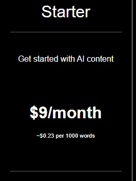 Contentbot starter plan